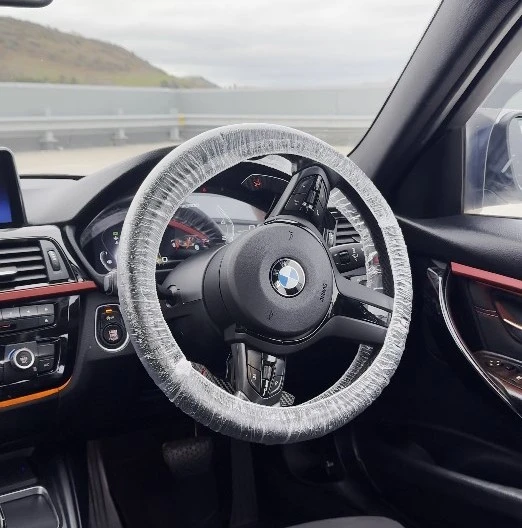 BMW interior after professional detailing by Pineworks