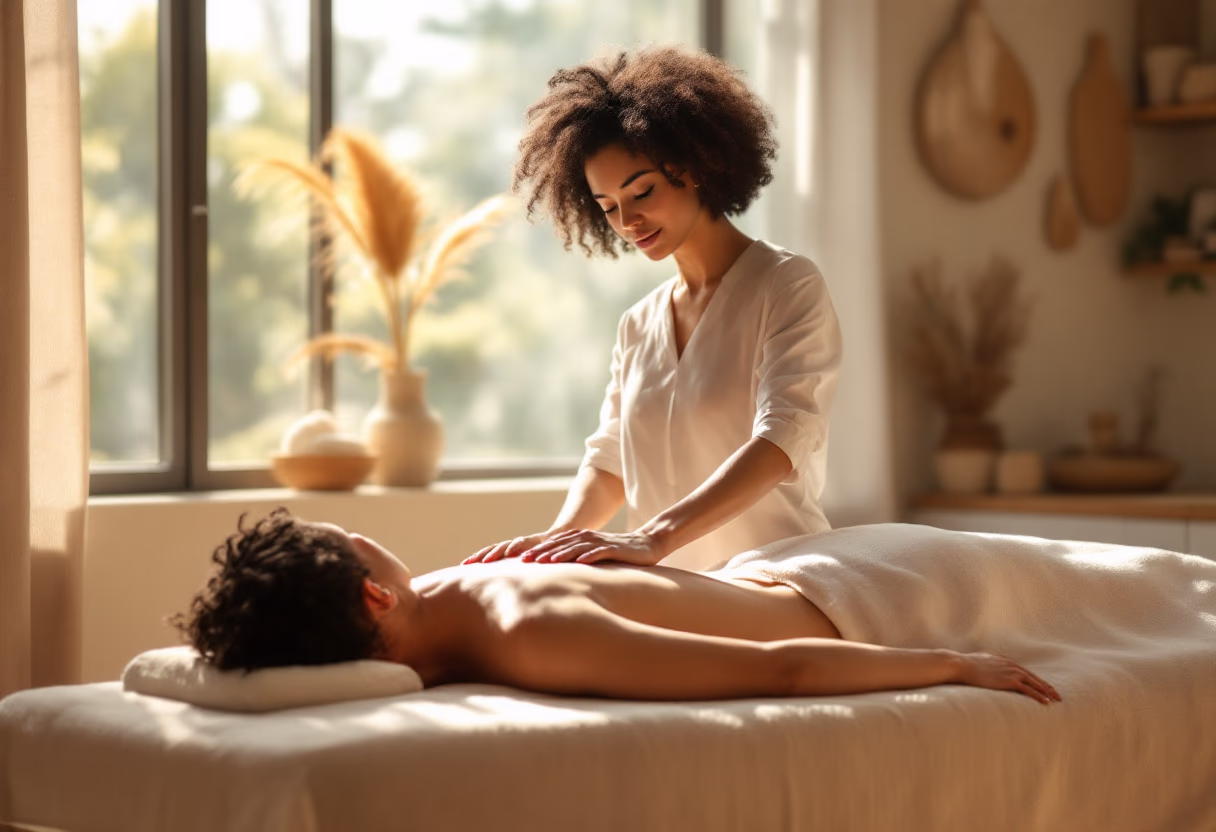 treatment in session for a wellness center