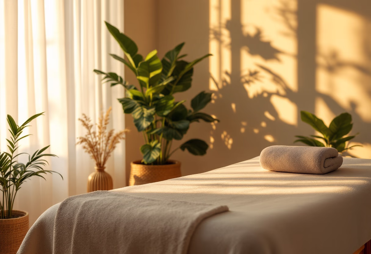 image of massage therapy room