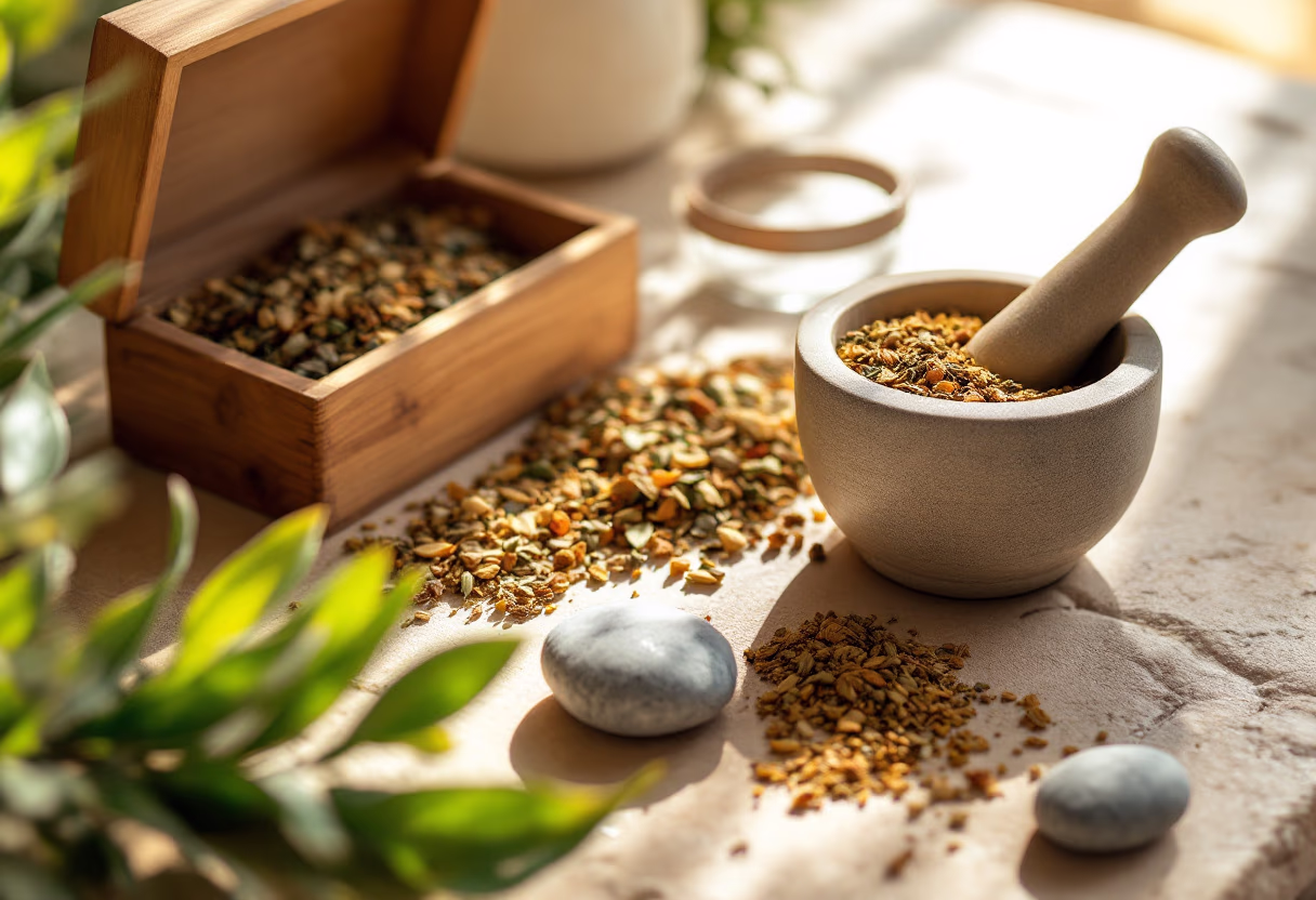 image of therapeutic herbal products for an acupuncturist