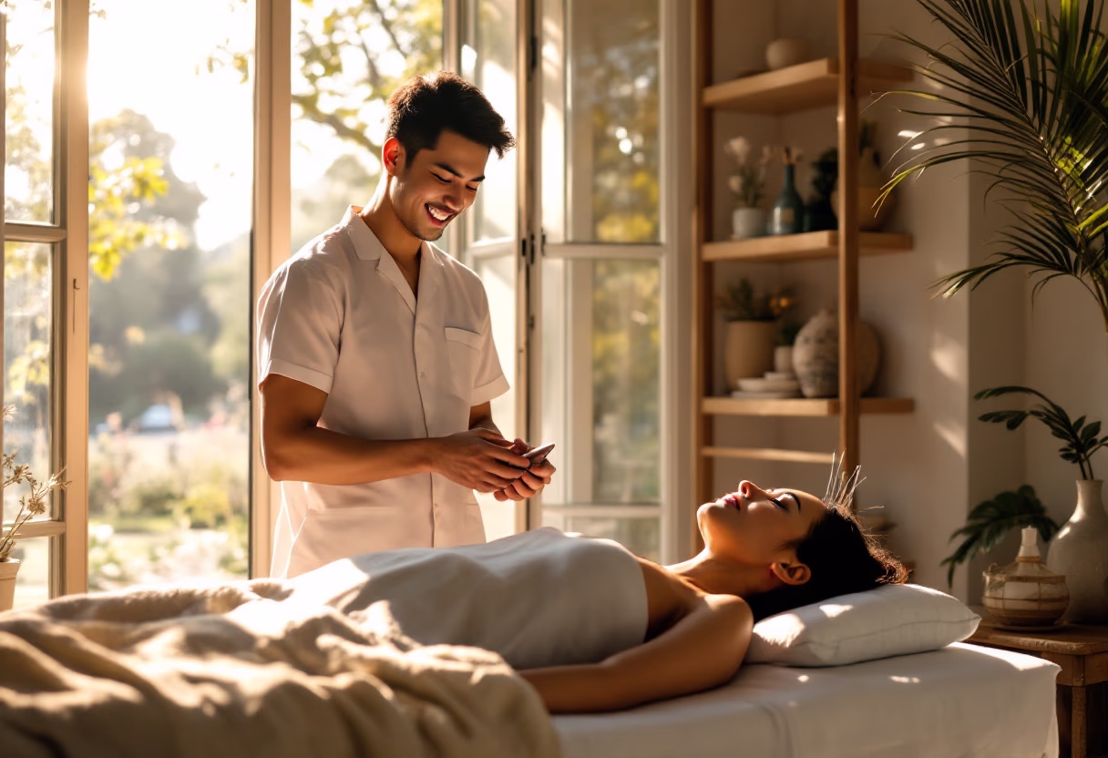 image of massage therapy room