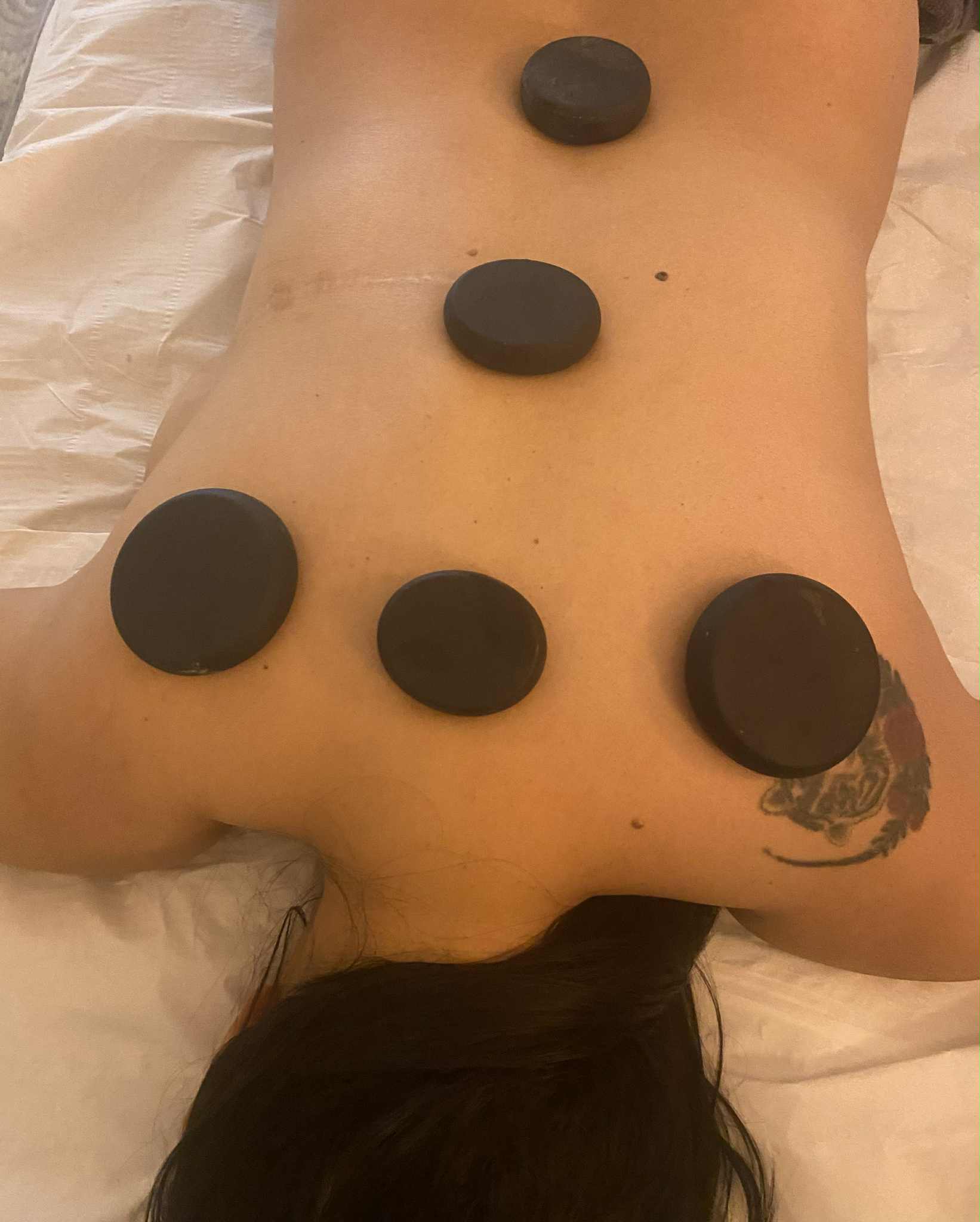 image of therapist performing massage