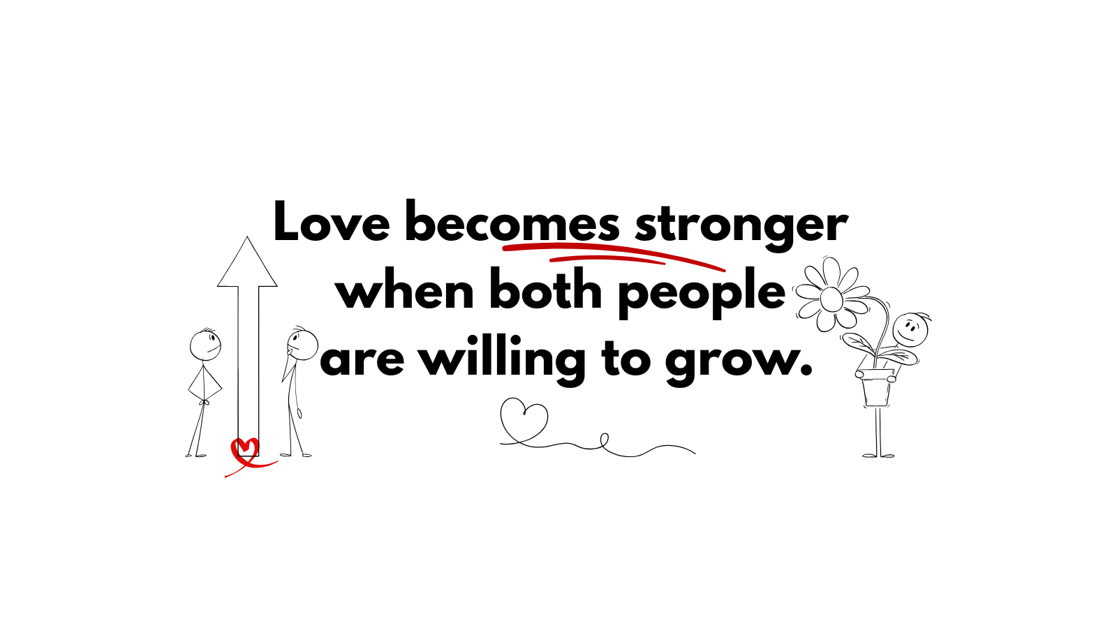 Motivational graphic with text: 'Financial growth starts when excuses end.' Below, a stick figure holding a sign 'I know better' points via an arrow to another stick figure climbing stairs labeled with 'If you want to get to the top, you will have to take the stairs.'