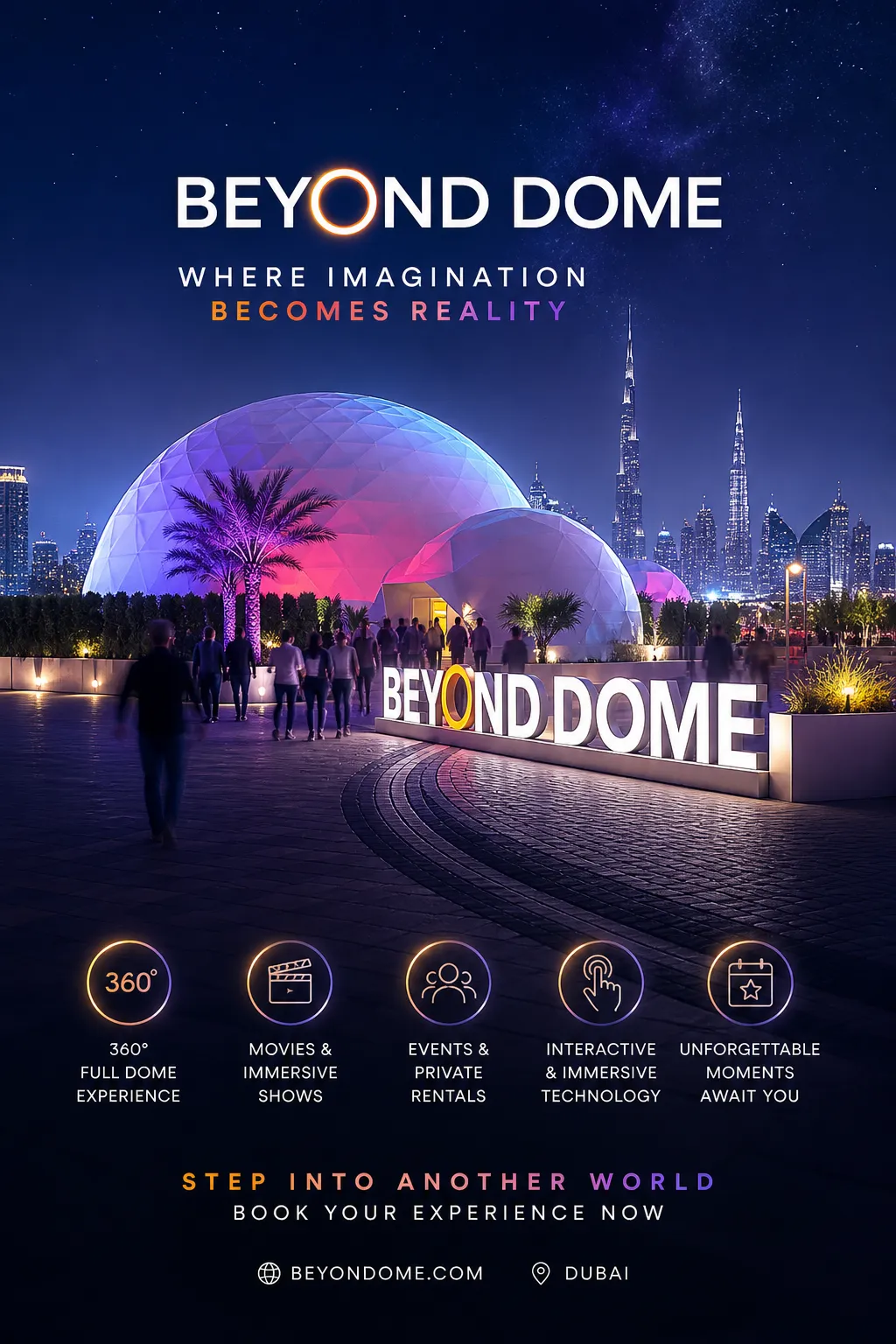 The Great Solar System Adventure — immersive 360° dome show at Beyond Dome Dubai