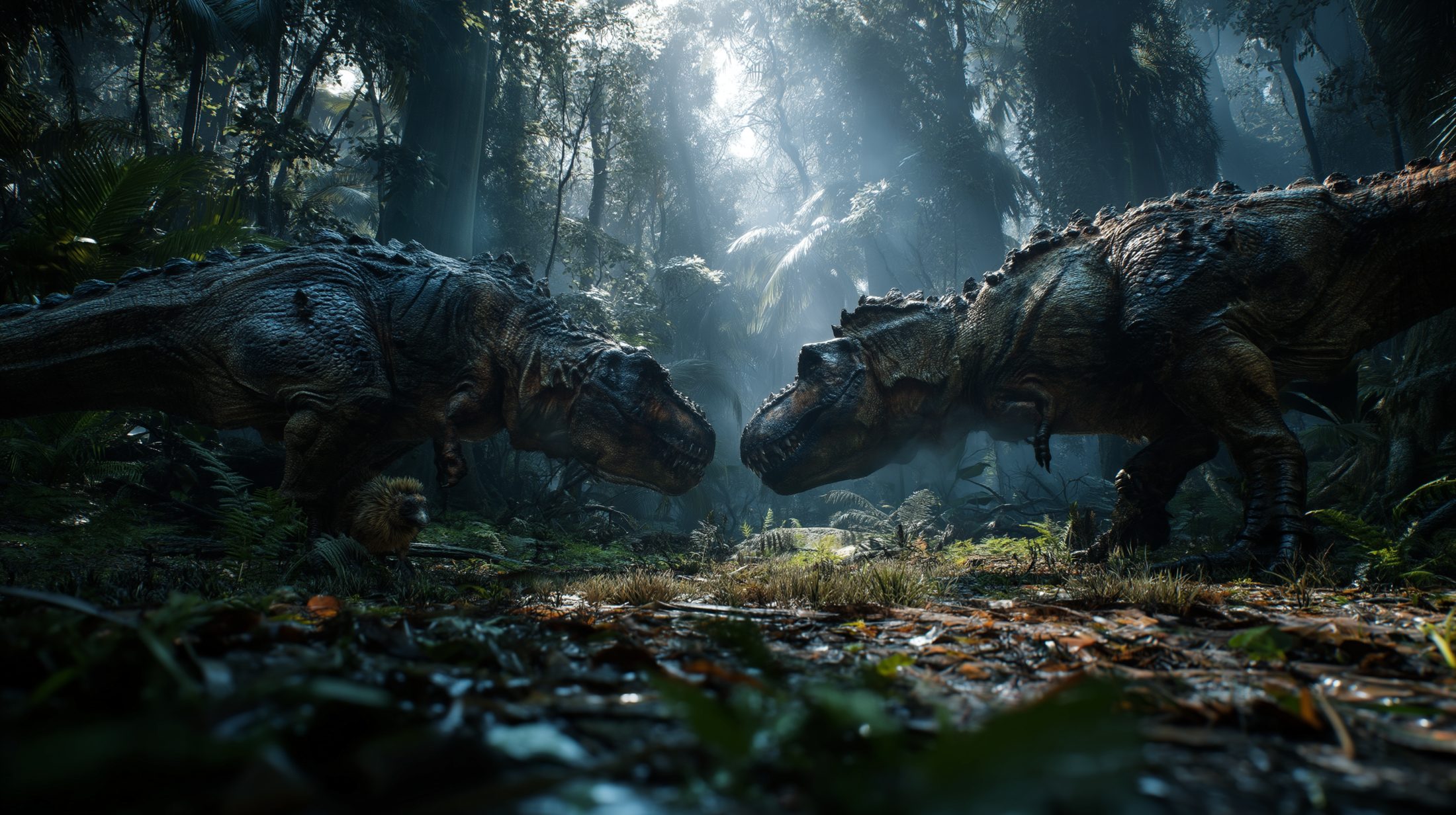 Tyrannosaurus filling the dome