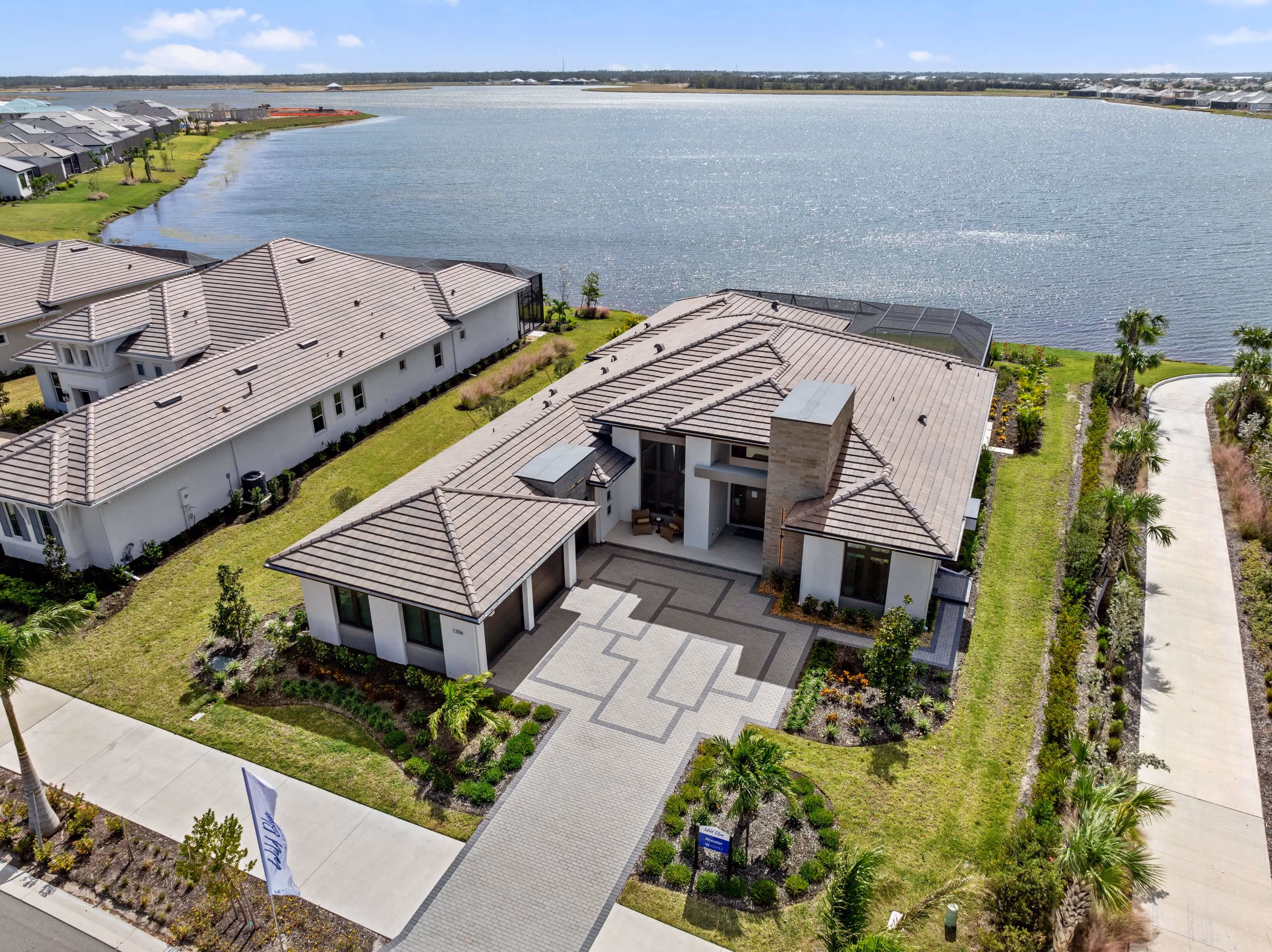 Wild Blue Lakewood Ranch luxury waterfront real estate and custom homes