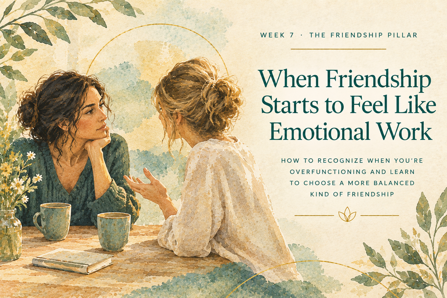 When Friendship Starts to Feel Like Emotional Work