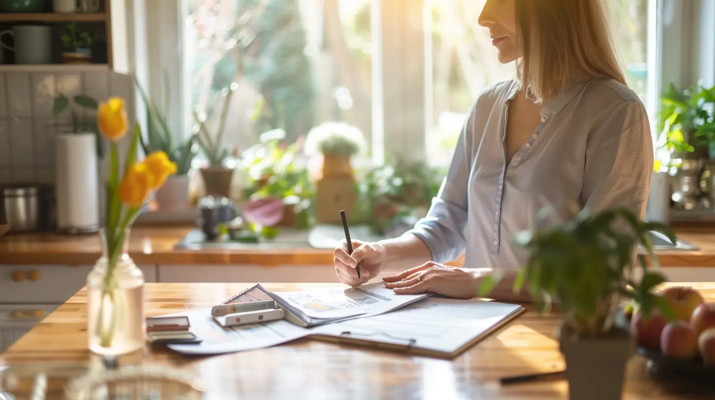 Pflegekraft unterstützt ältere Person bei der täglichen Versorgung in der eigenen Wohnung.