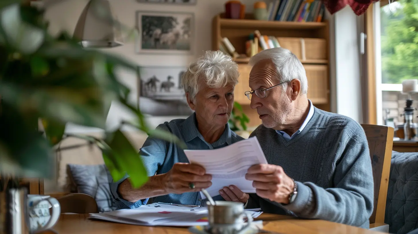 Berufstätige Angehörige organisiert Pflegeunterlagen und informiert sich über Pflegezeit und Unterstützungsleistungen.