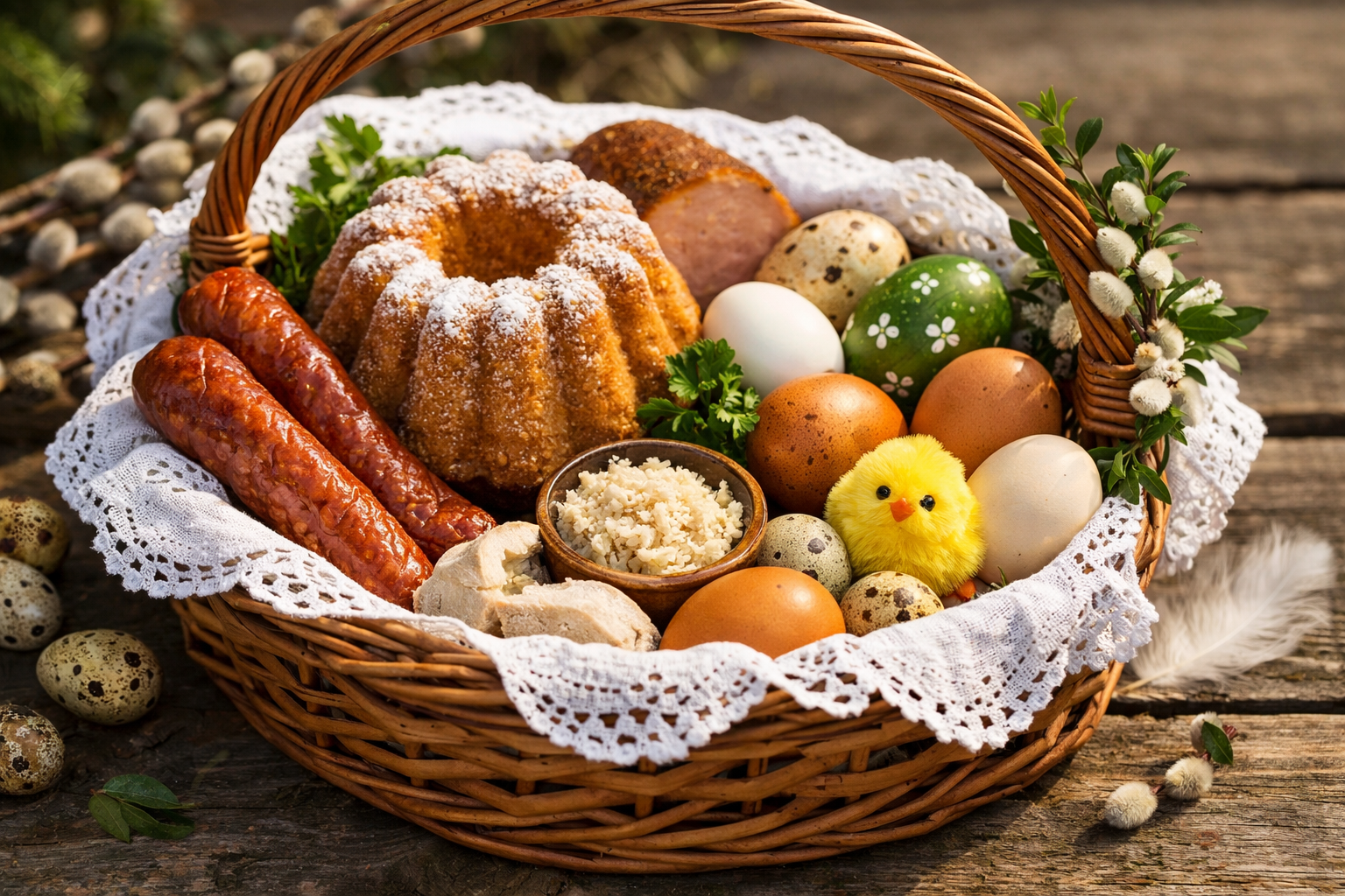 Polish Easter basket