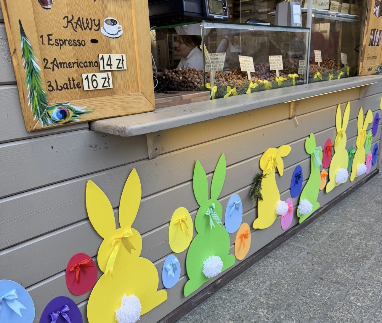 Krakow s stand at the Easter market