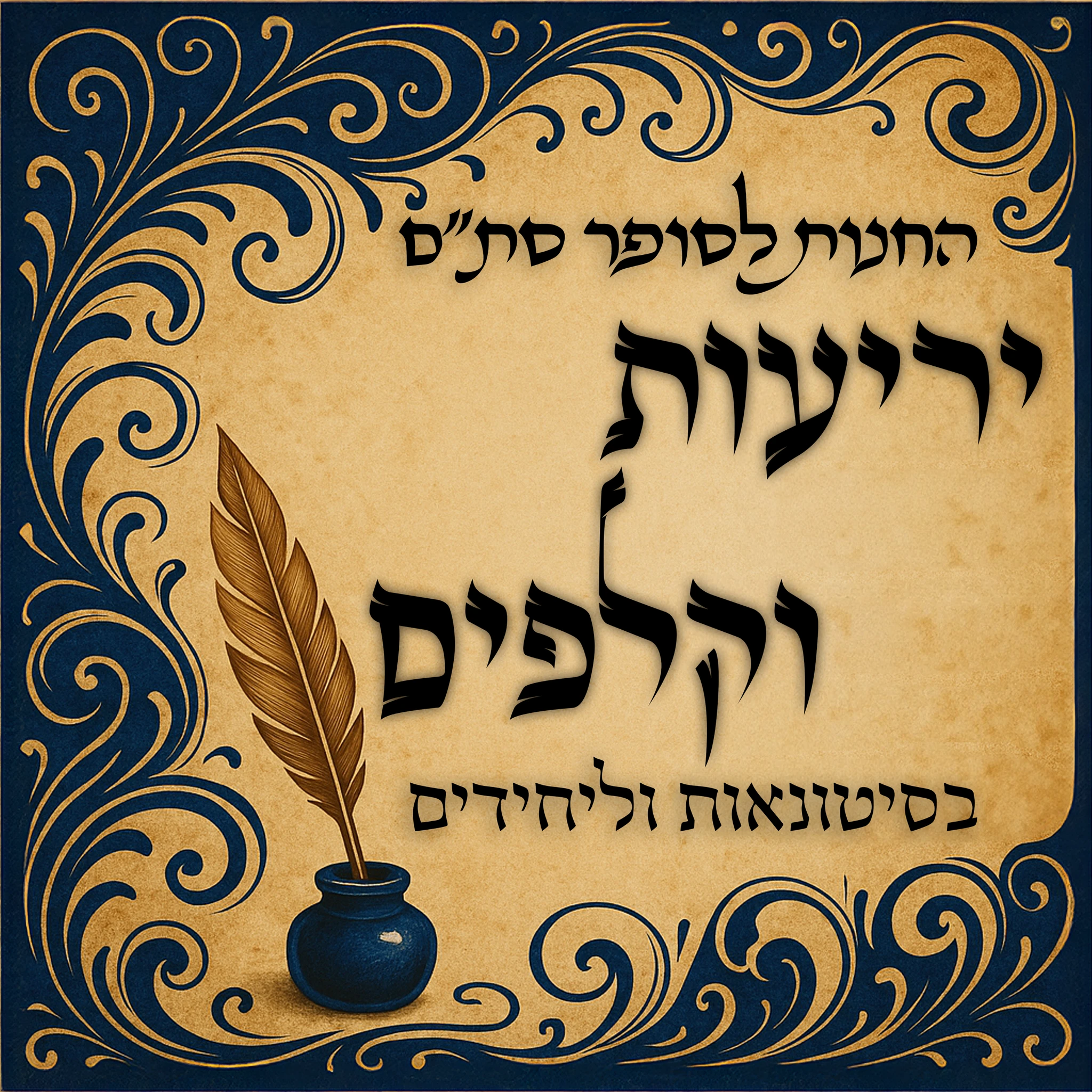 מיתוג לחנות קלף סת״ם וספרי תורה בסגנון עתיק ועז