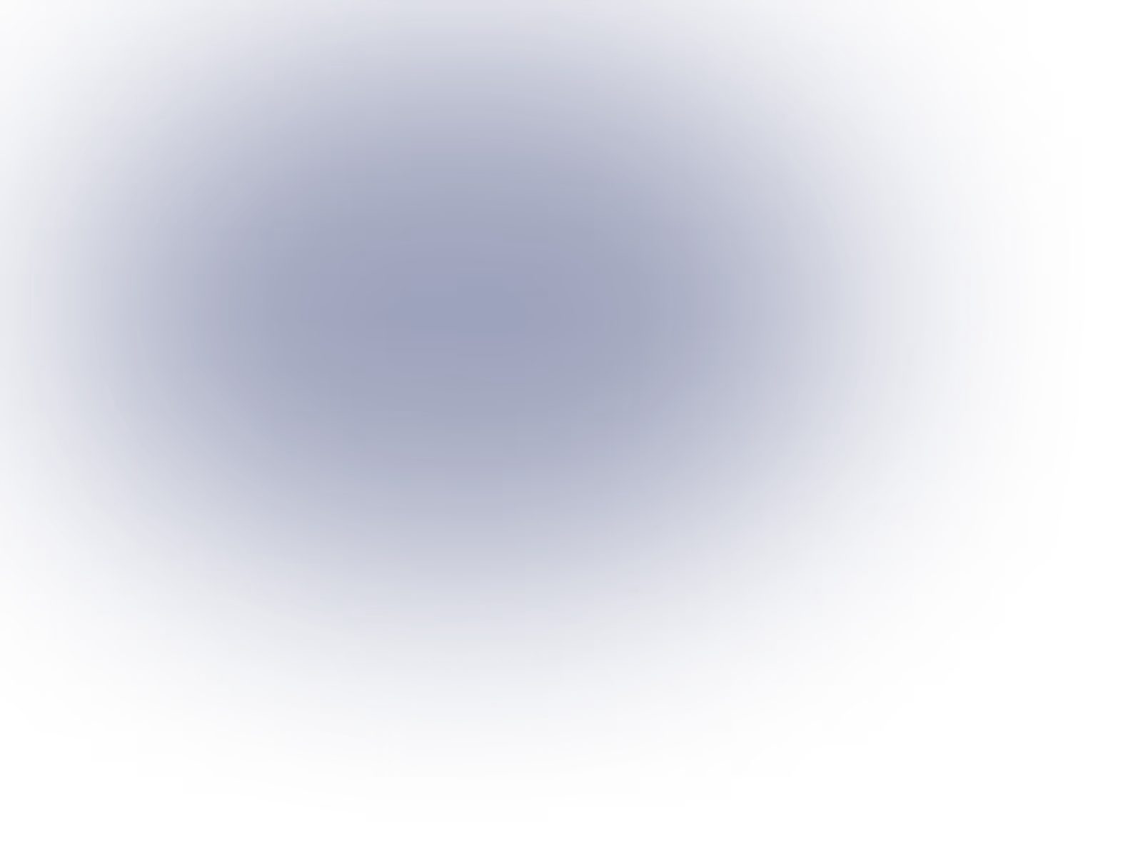 Dark blue rounded gradient shape with glowing edges on a black background.