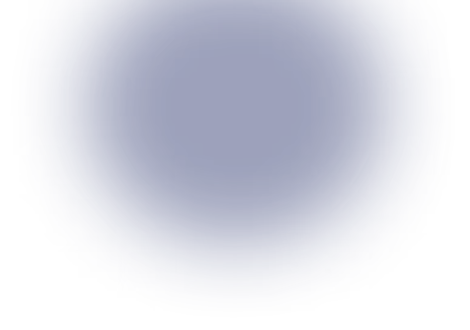 Dark blue circle with glowing lighter blue edges fading outward on black background.