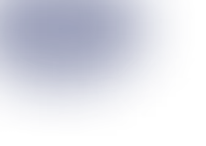 Dark blue gradient circle with smooth transitions extending from top left corner.