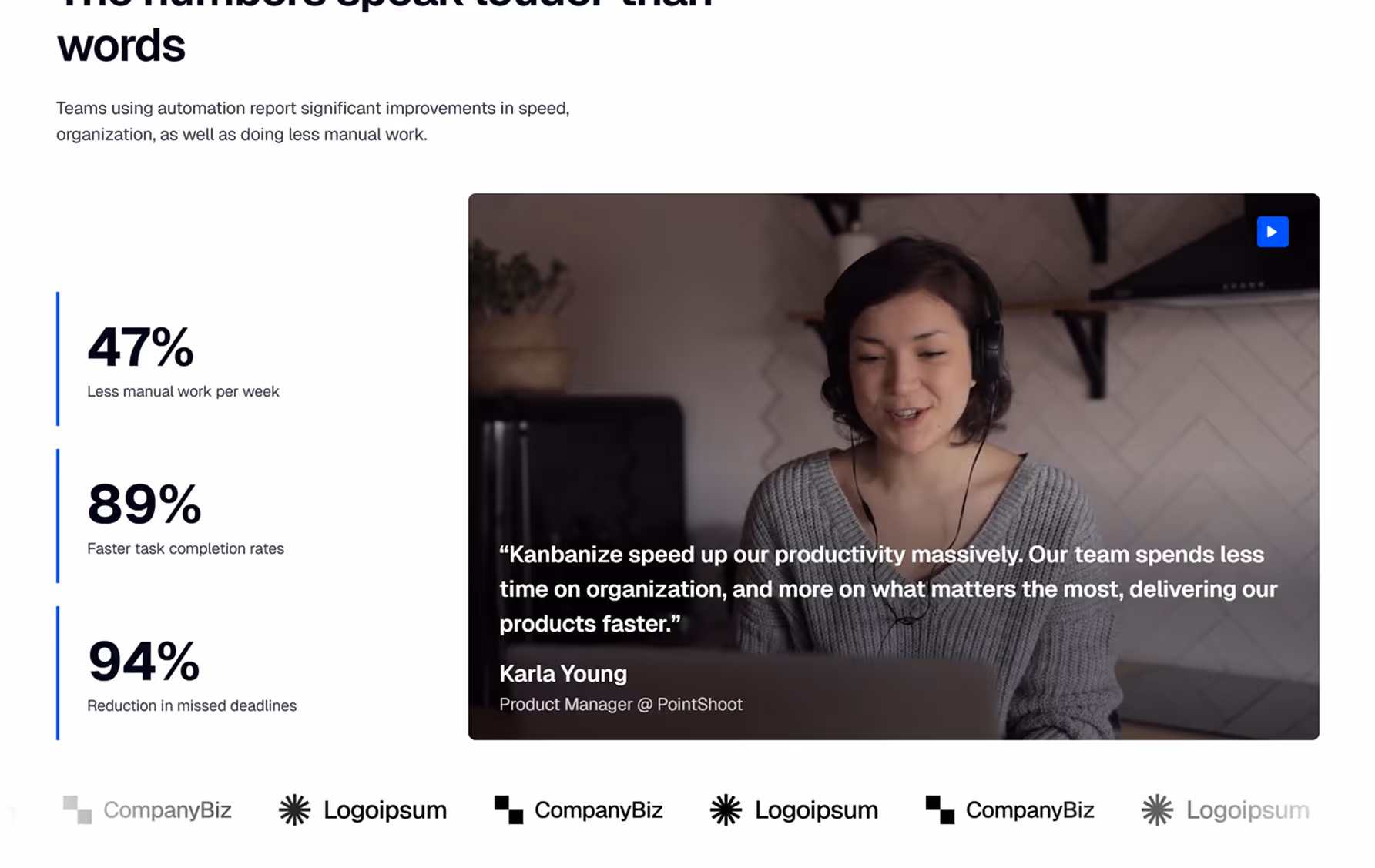 Contact form with fields for first name, last name, email, phone number, and message, alongside alternative contact options including phone number, email, and address; also lists services like project planning, team collaboration, and data insights.