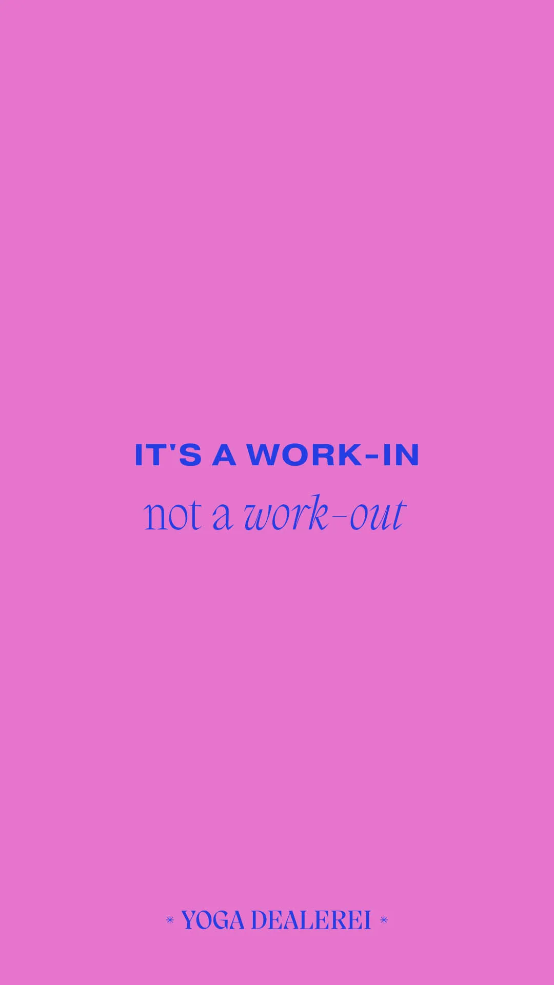 Yoga Dealerei Grafik