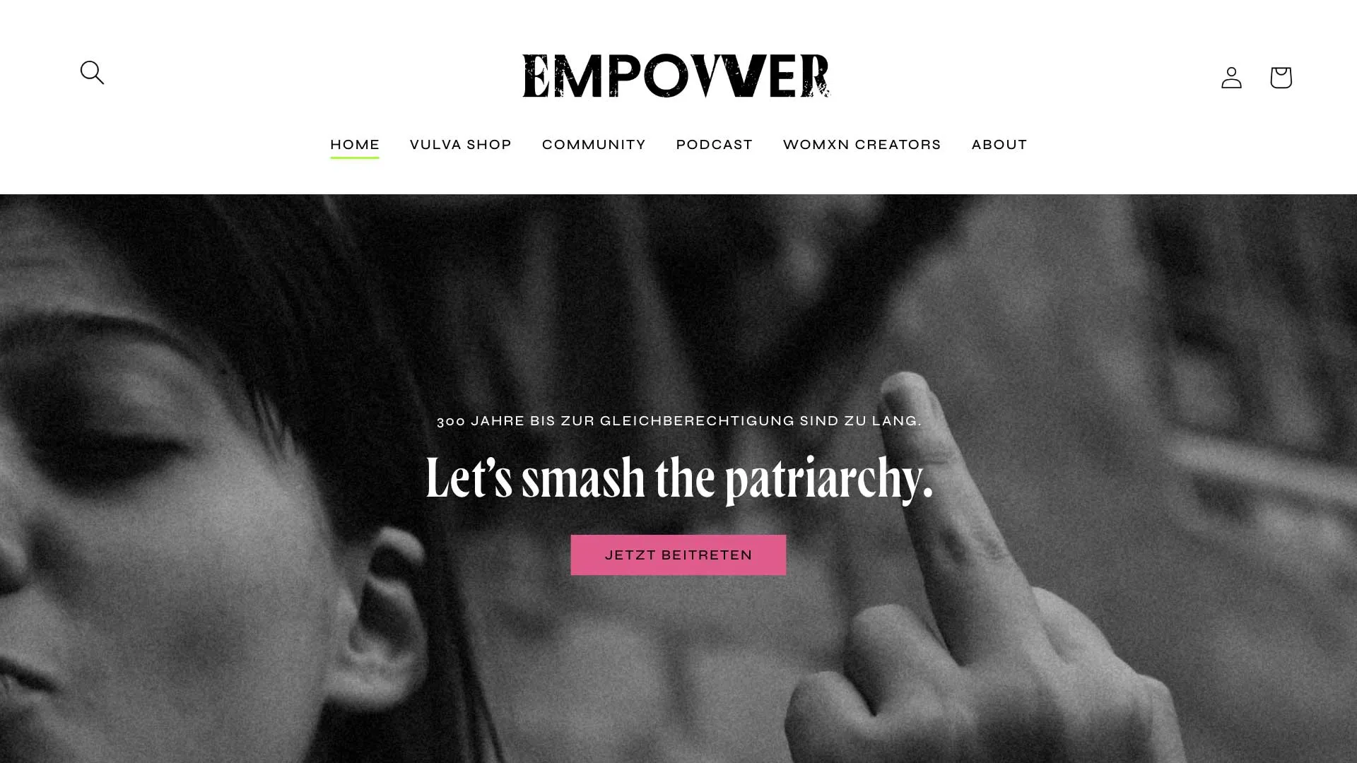 Empovver Website Mockup