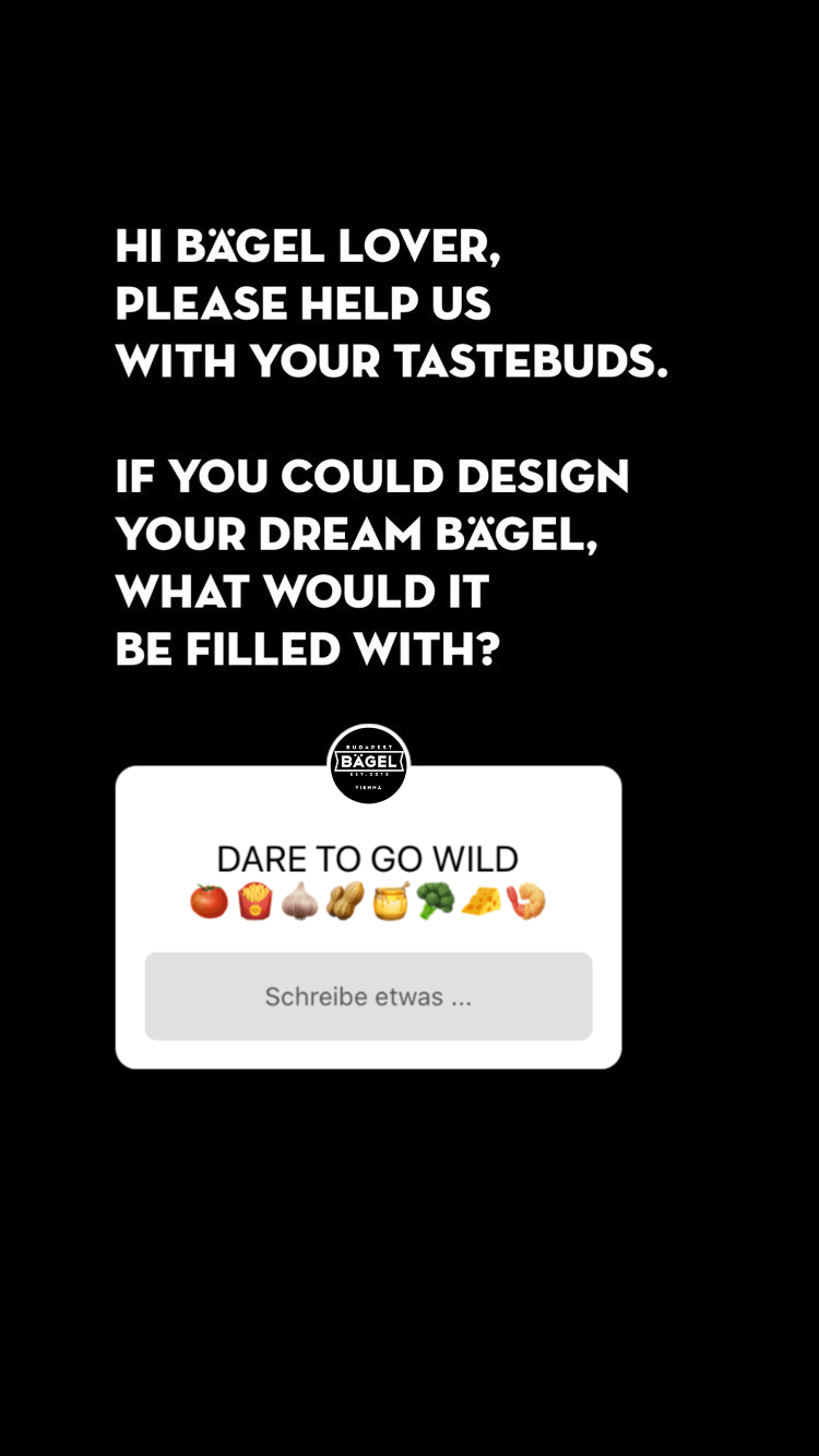 Budapest Bagel Social Media Grafik