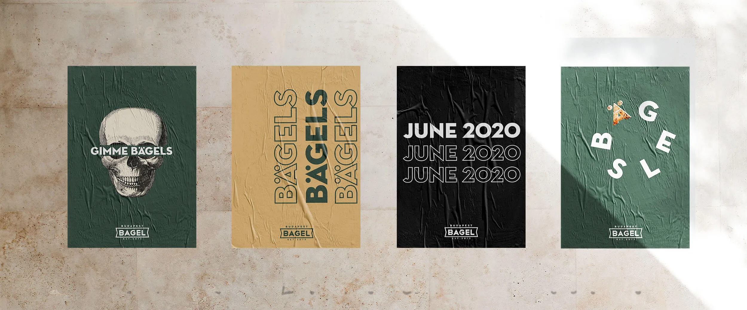 Budapest Bagel Vienna Posterreihe