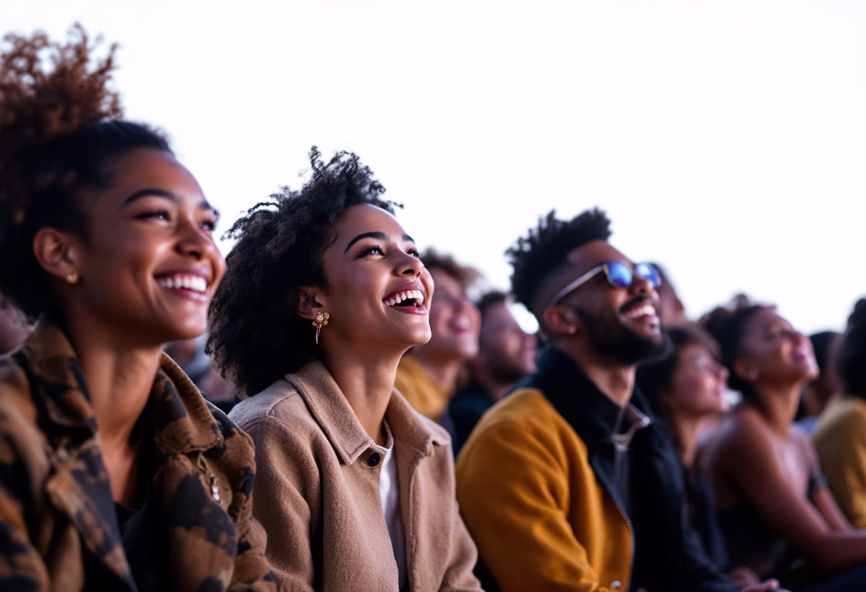 image of audience enjoying entertainment