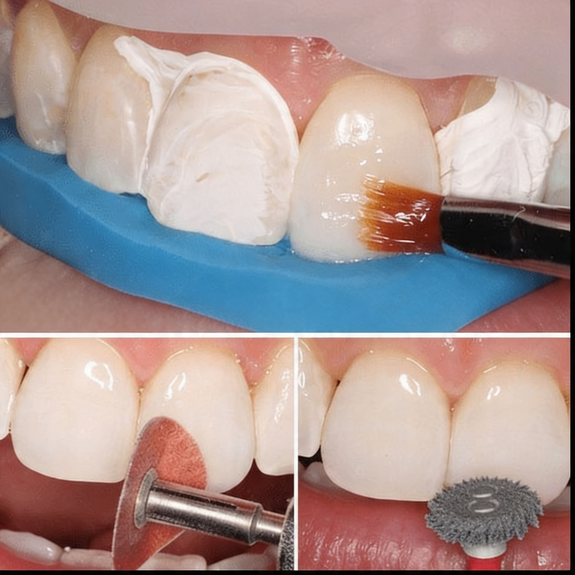 Composite adapted to tooth
