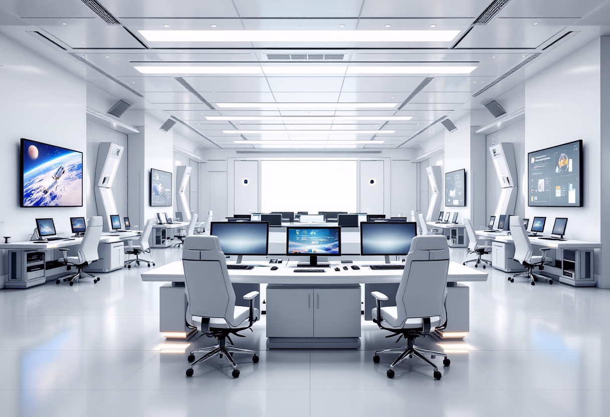 image of mission control room