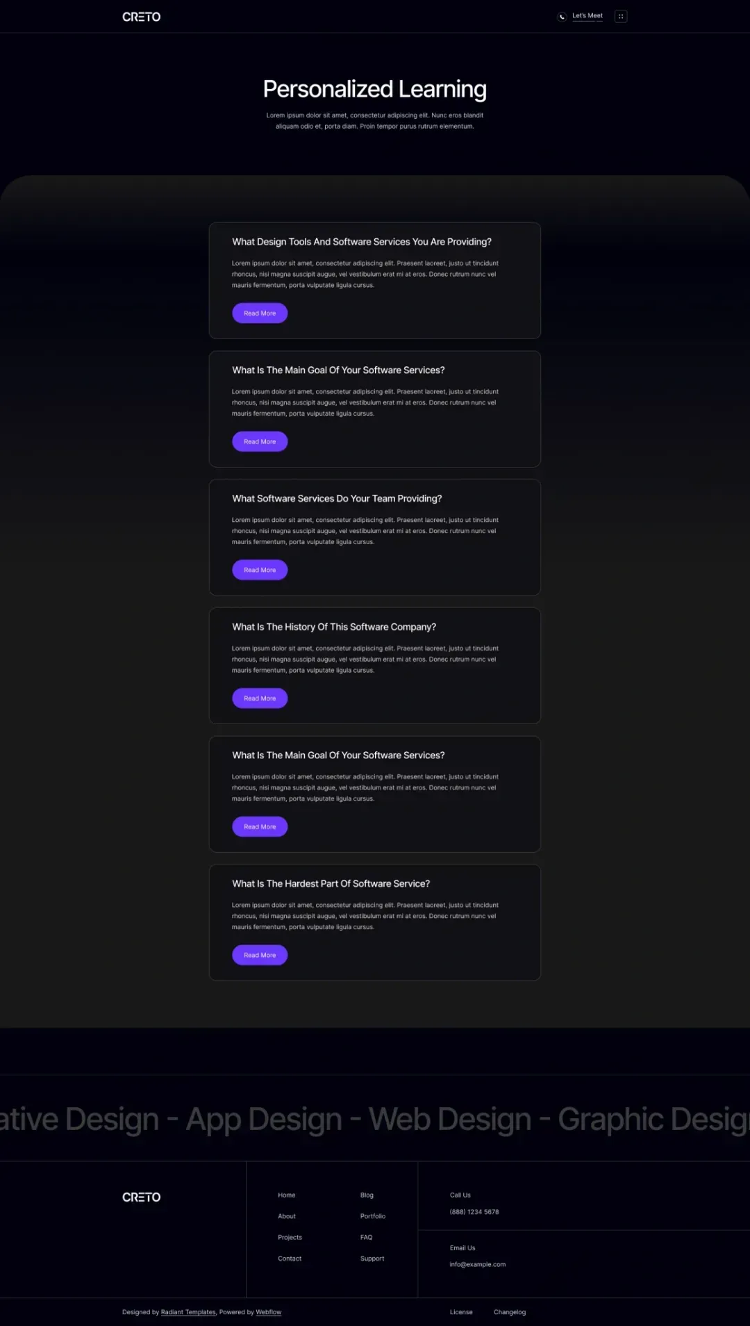 Knowledge Base Page