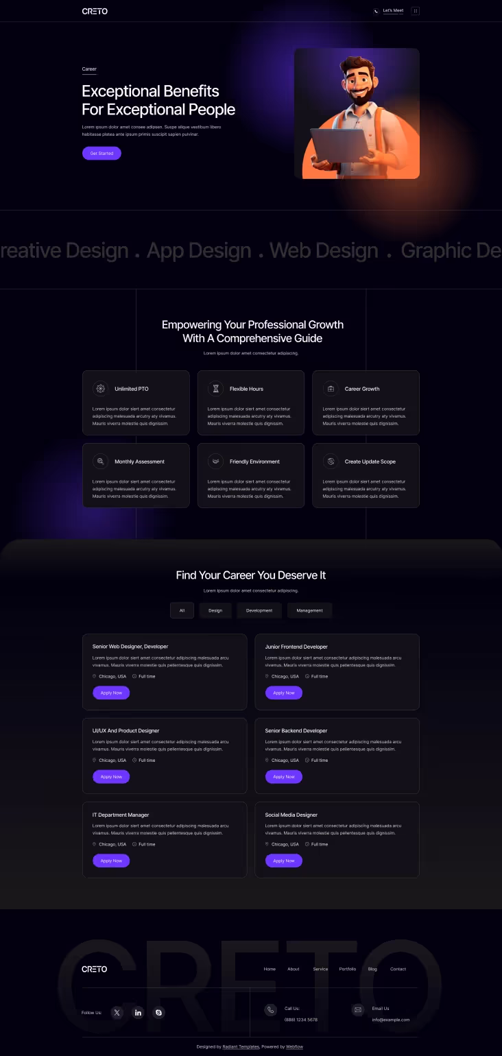 Career Page