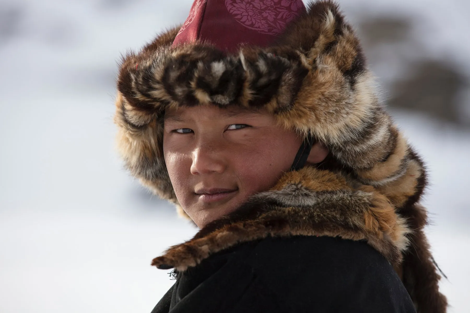 9-year old Janibek is the fifth generation of his family to run herds through the Altai Mountains of Western Mongolia.