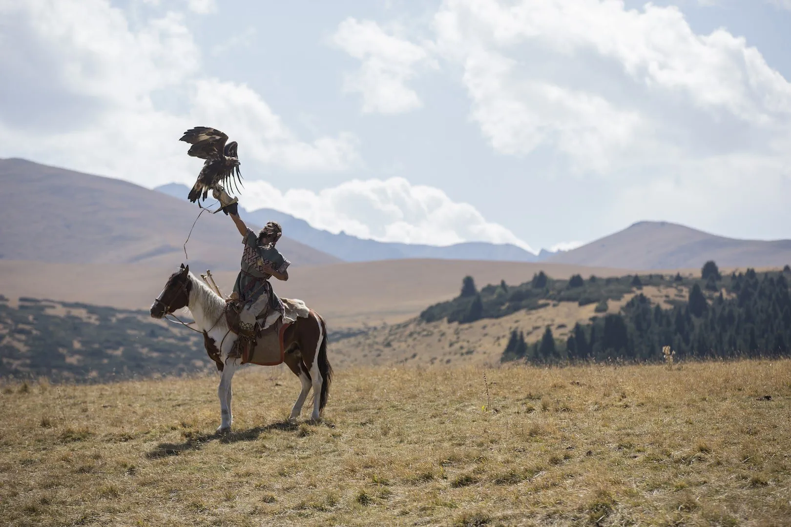 Early horse cultures on the Central Asian steppes hunted with Golden Eagles.