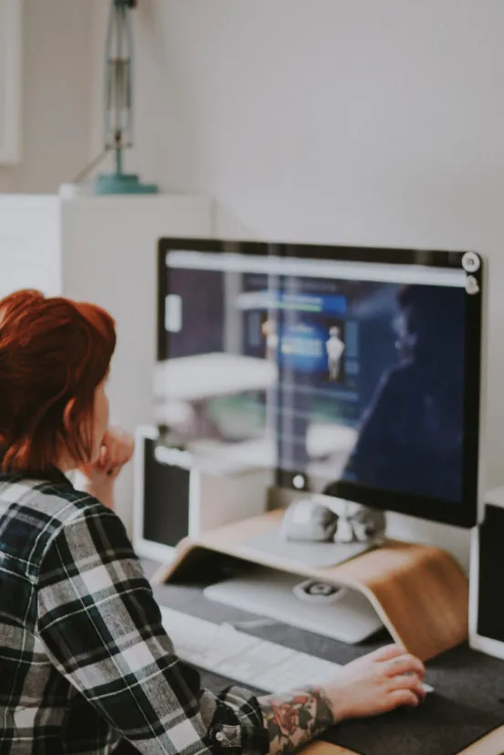 Founder reviewing notes during a one-on-one strategy session