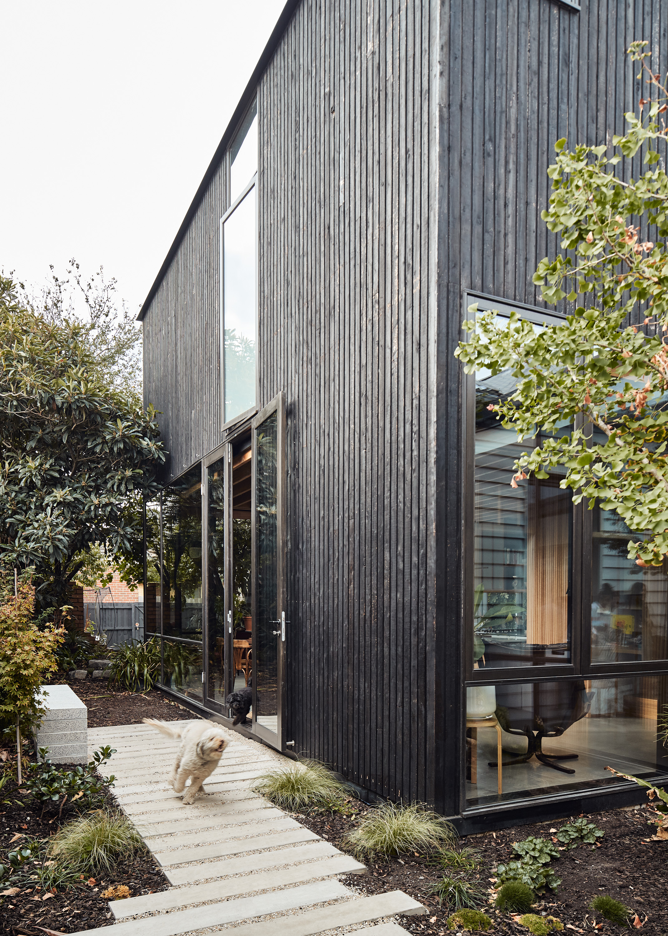 Shou Sugi Ban external cladding facade