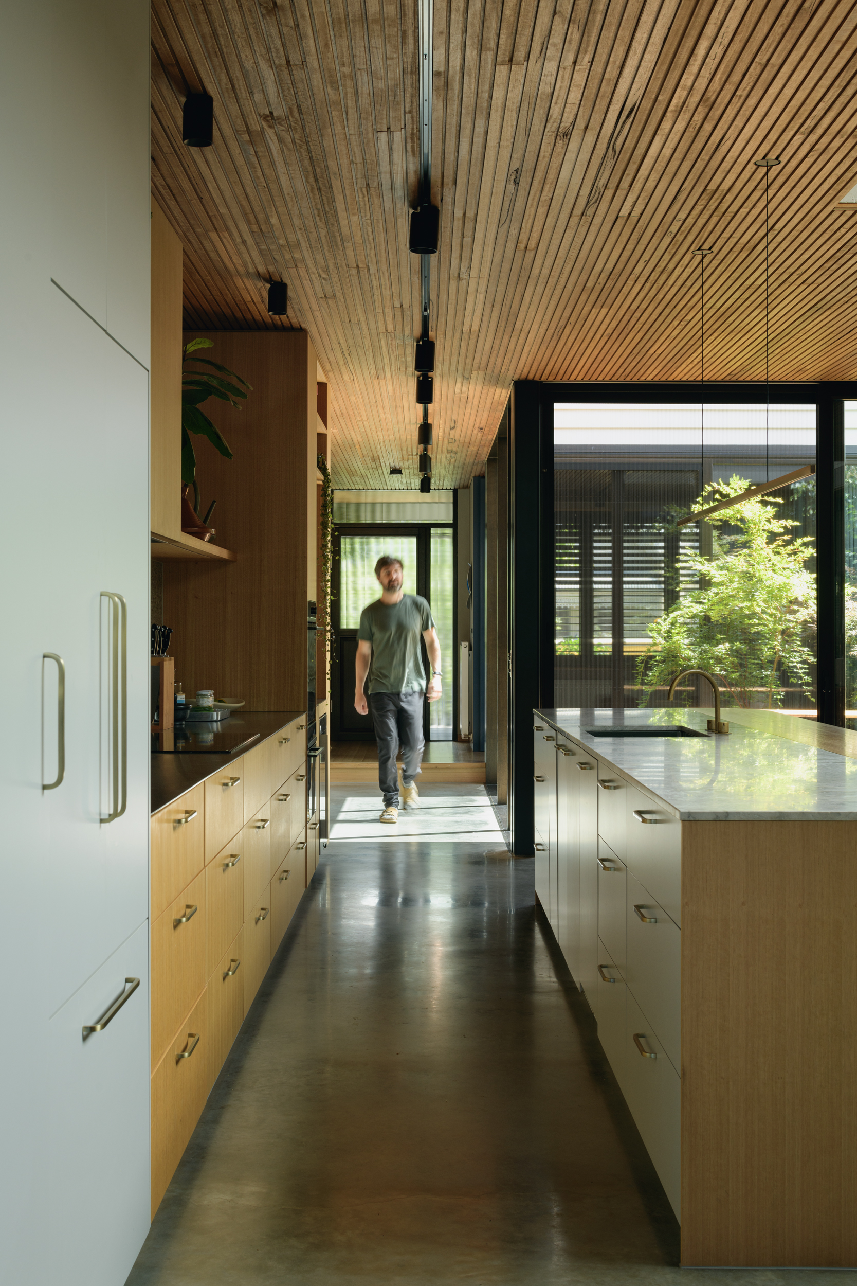 internal courtyard view from kitchen