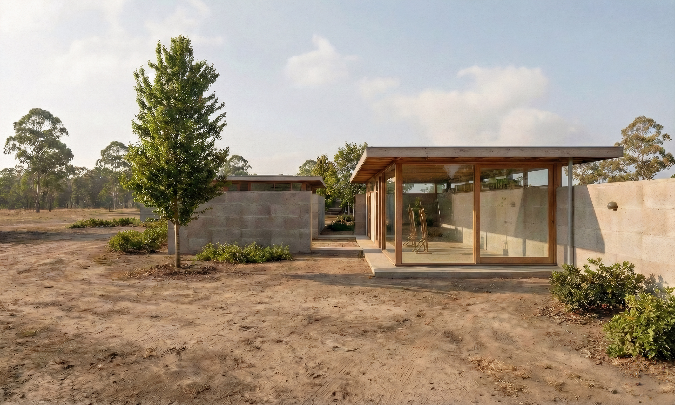 glass pavilion regional architecture