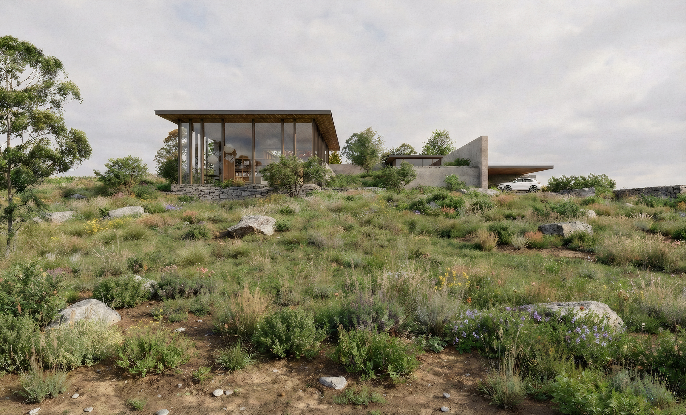 glass farm house australia