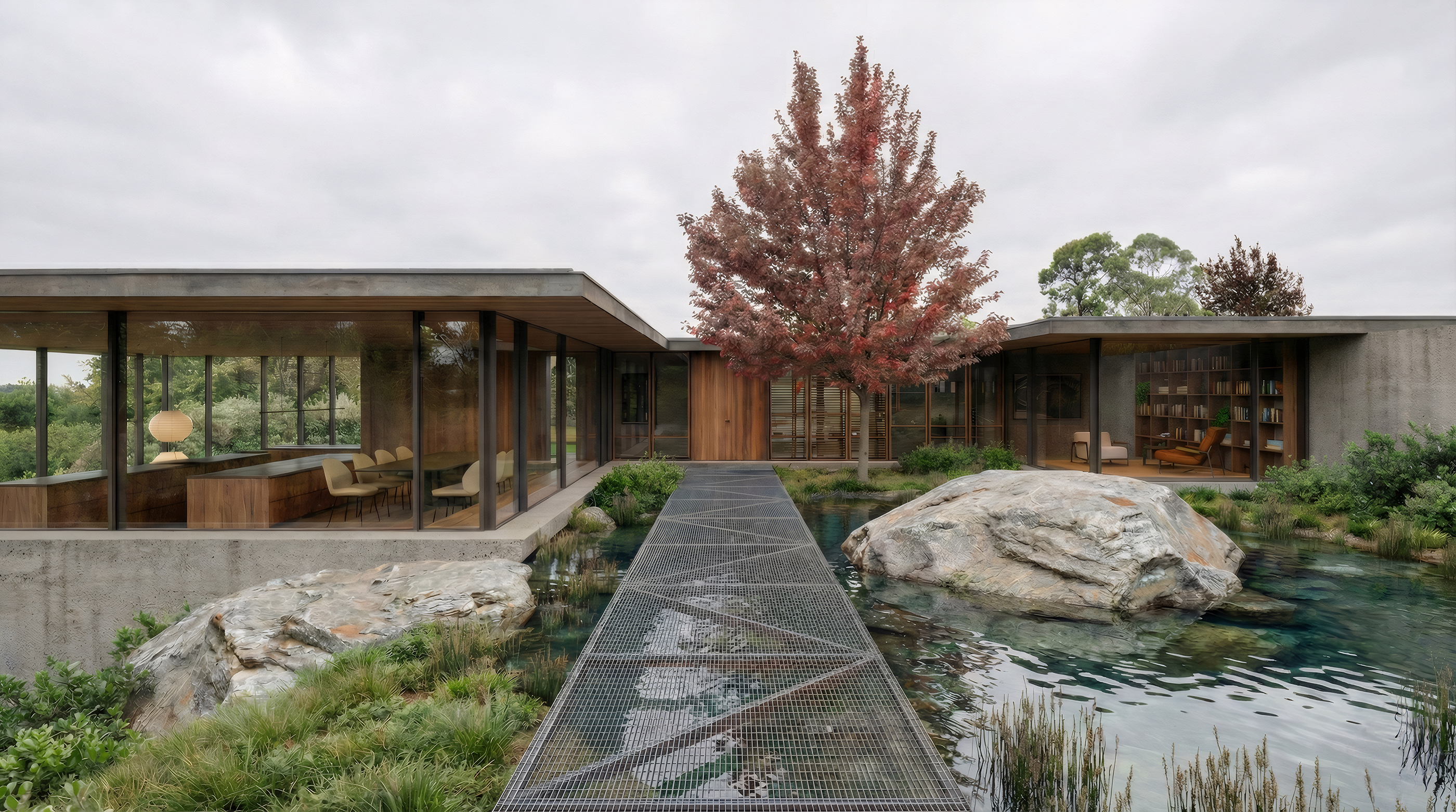 mid century new build NSW