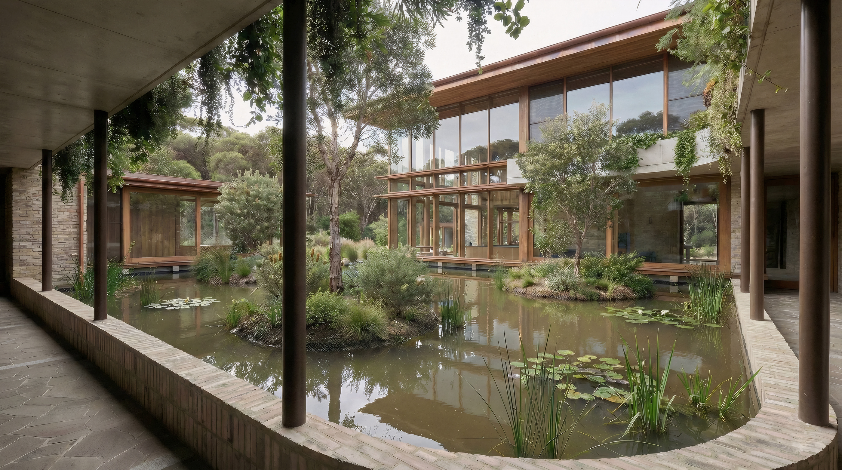 central pond architectural mid century