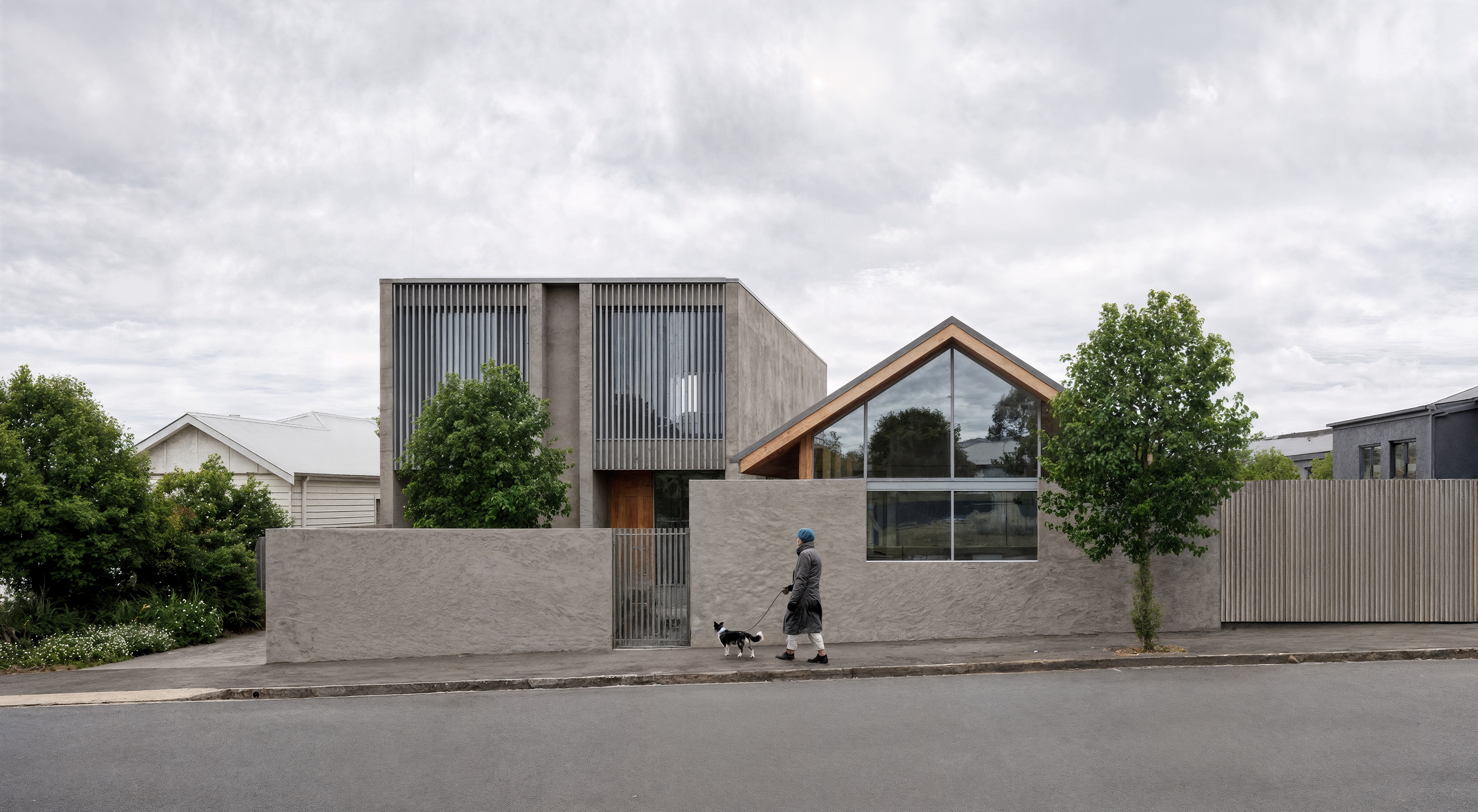 prefabricated urban building street view