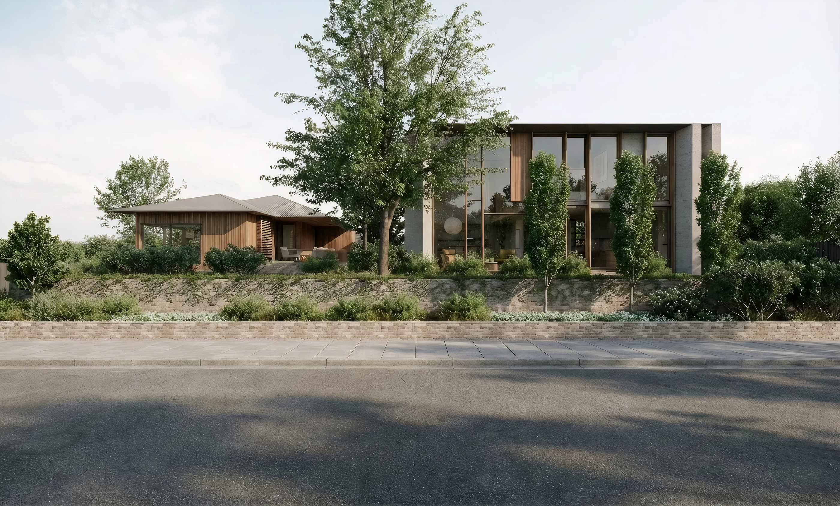 mid century new build architecture san diego