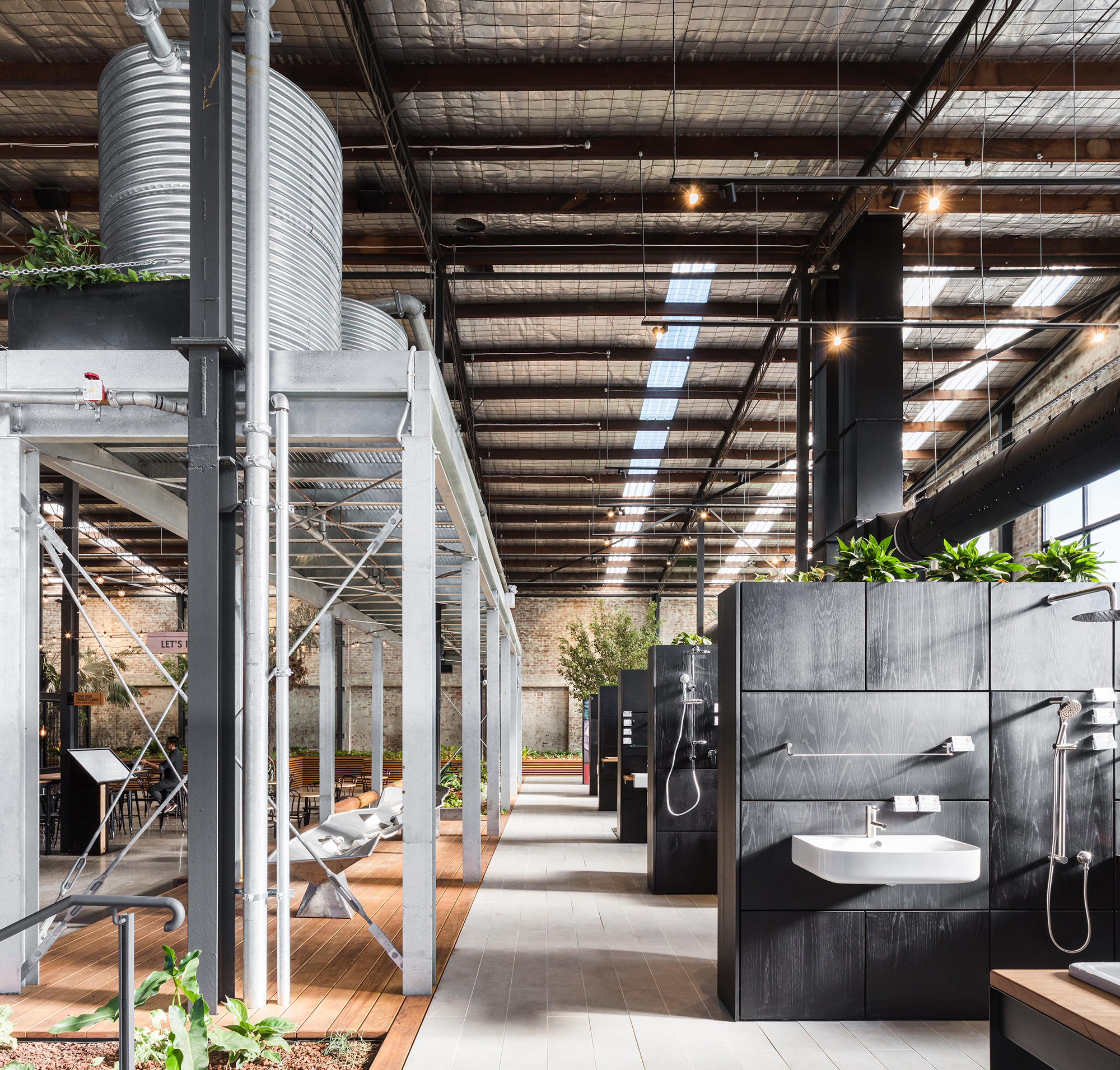 architectural commercial showroom australia factory conversion