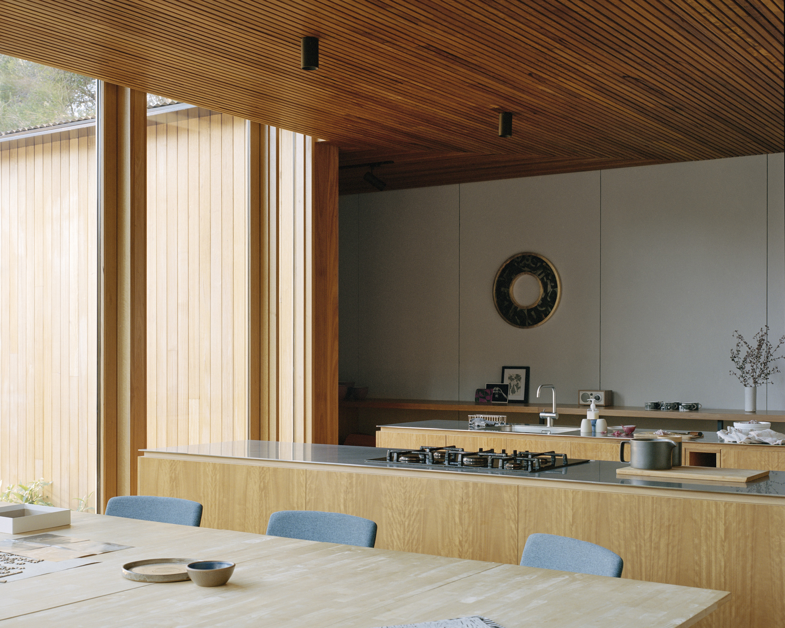 full height glazing to kitchen