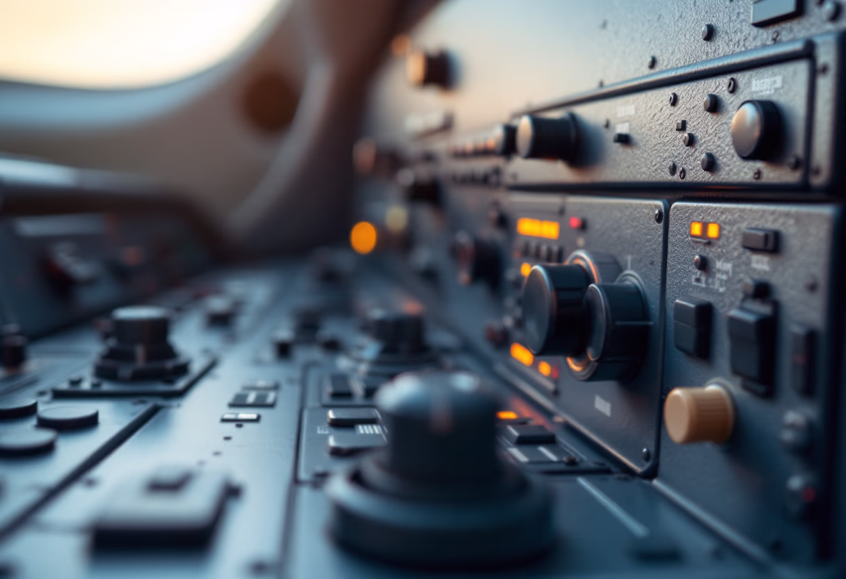 image of pilot cockpit