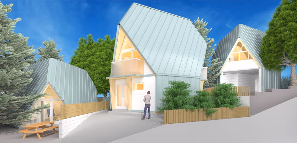 Architectural rendering of the Tetra ADU