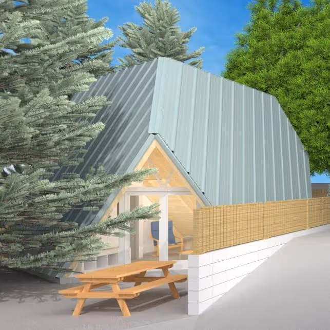 Architectural rendering of the Tetra ADU