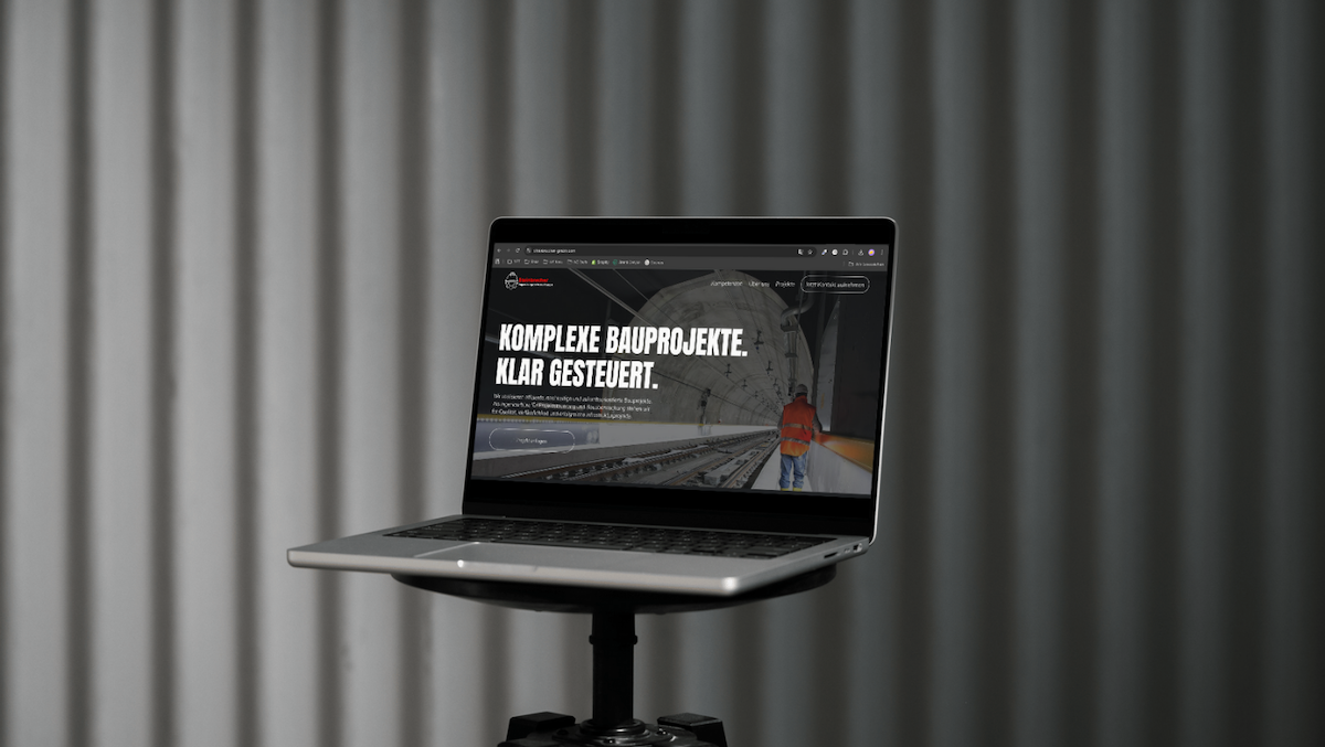 Mockup Website Steinbrecher Ingenieurbüro GmbH München
