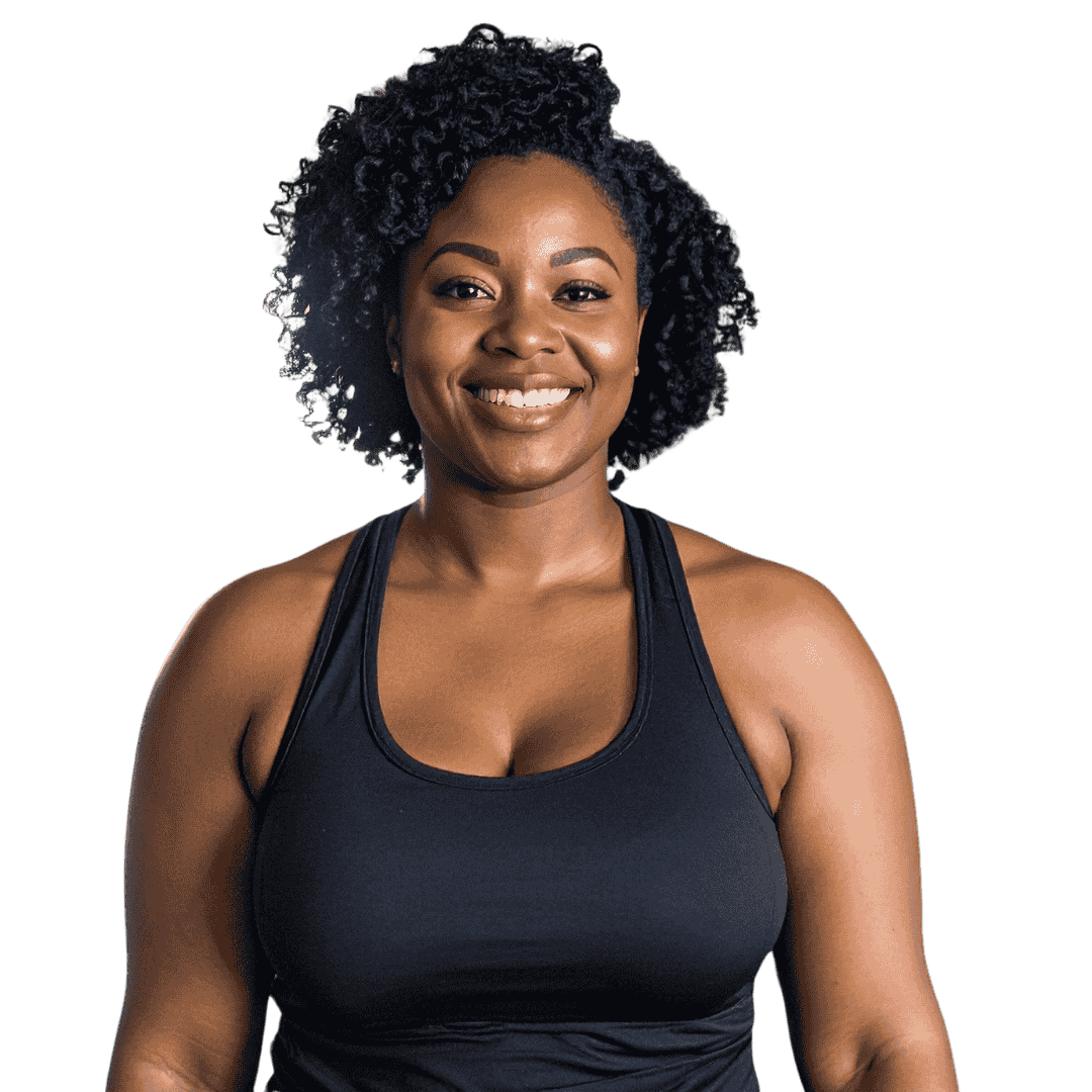 smiling yoga teacher