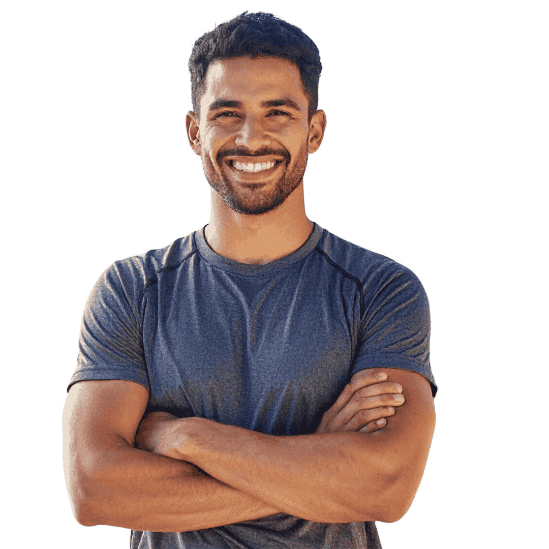 smiling personal trainer