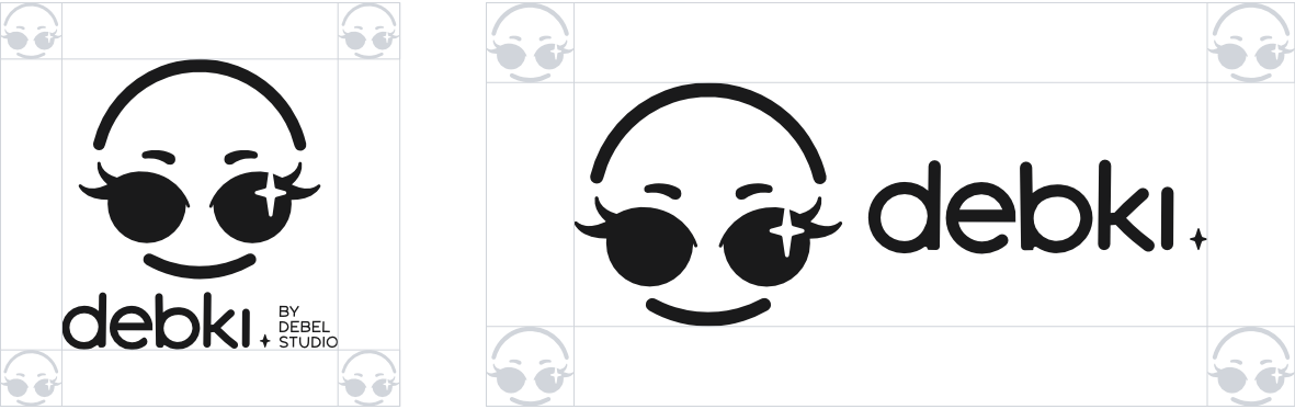 Debki logo safe zone