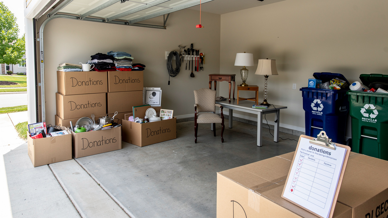 Organized donation and selling preparation